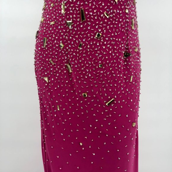 Vintage Gorgeous Formal Event Maxi Gown Pink 0 - Picture 13 of 14